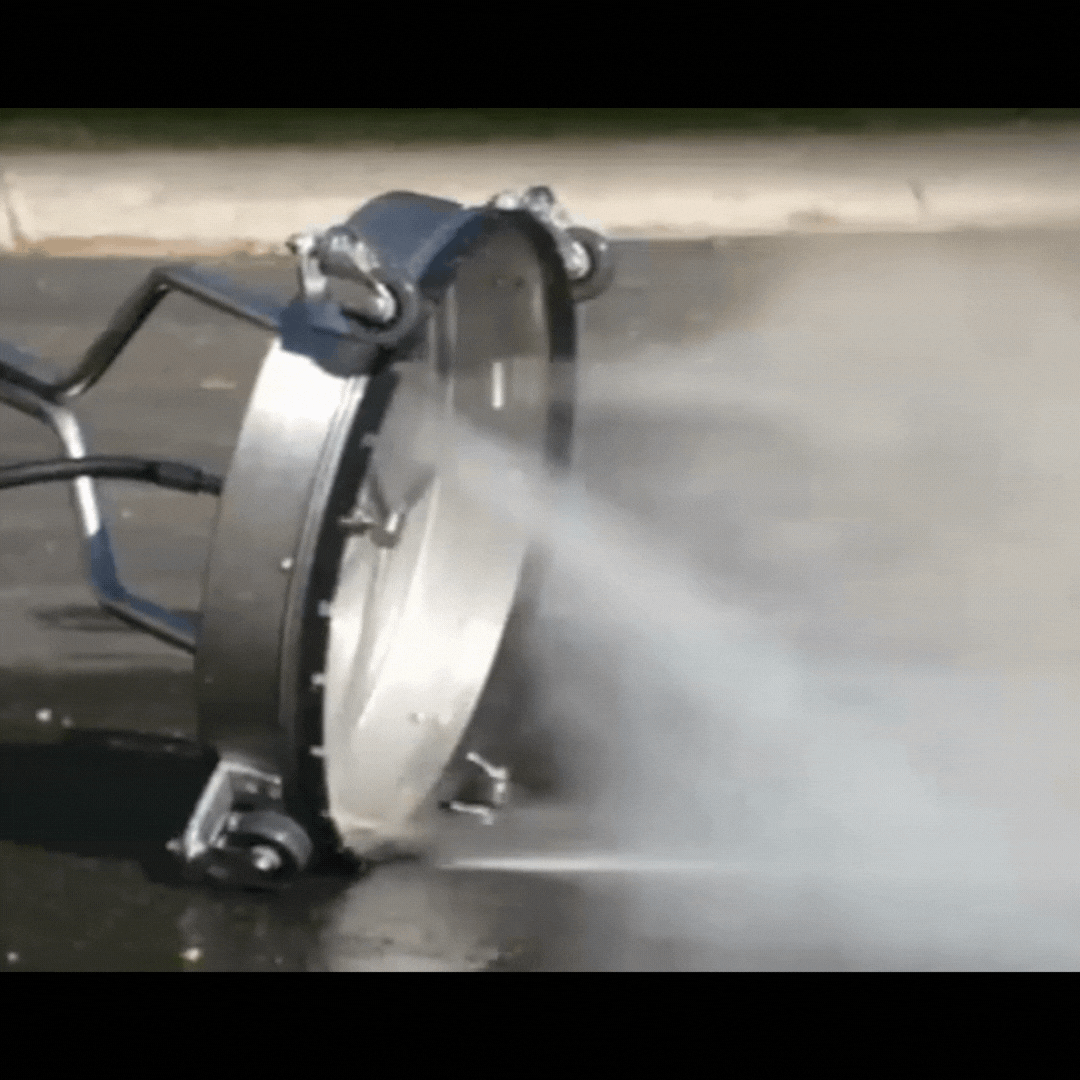 Surface Cleaner In Action